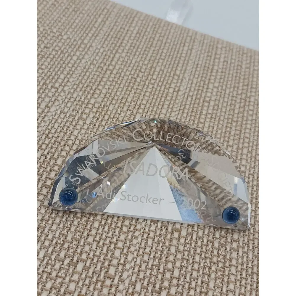 Swarovski Collectors Society SCS Isadora Plaque Adi Stocker 2002 Crystal